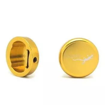 Заглушка руля ALC-100, колпачок с грипстопом, алюминий, пара