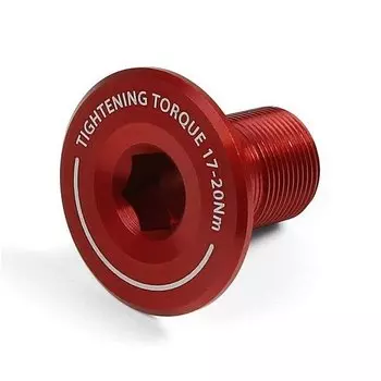 Заглушка вала шатунов HOPE CRANKSET SHAFT END CAP, 1 штука, красный, HC105-28R