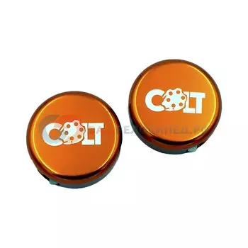 Заглушки руля Colt Lock, пара, оранжевый, HY-ALC-105-5