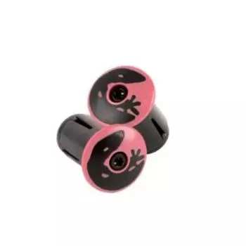 Заглушки руля Lizard Skins Packaged DSP Bar Tape Plugs Neon Pink, PLUGS156