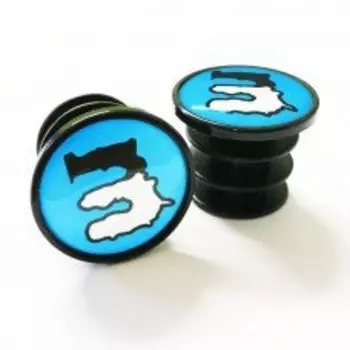 Заглушки руля Mucky Nutz, синий [5], MN0118