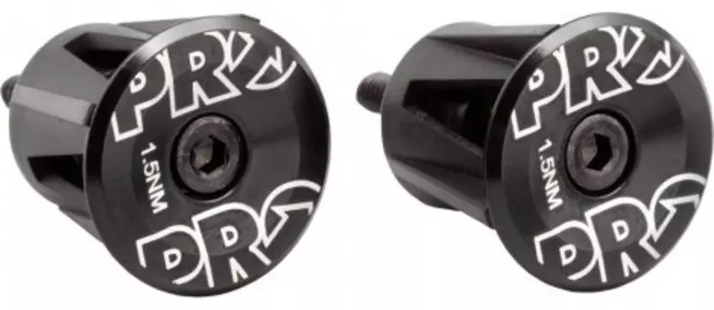 Заглушки руля PRO, анодированный алюминий, черные, PRAC0056