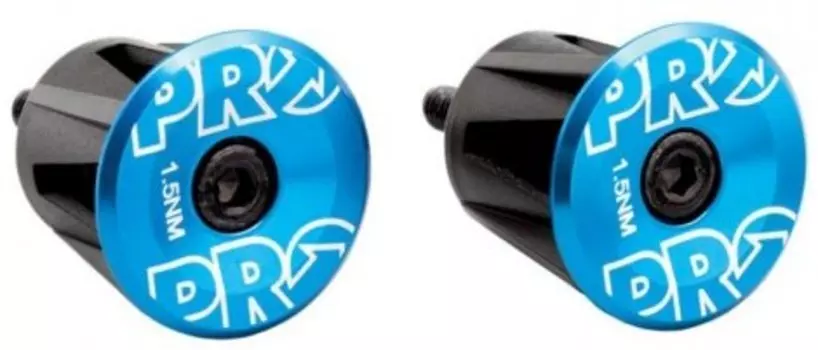 Заглушки руля PRO, анодированный алюминий, синий, PRAC0058