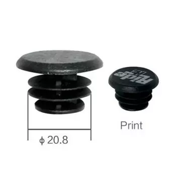 Заглушки в руль TBS HL-04, D:20.8 мм, полиэстер