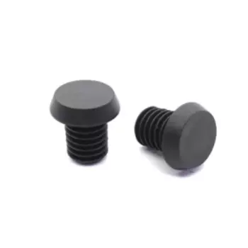 Заглушки велосипедного руля Colt Bikes, 20,5 мм, пластик, черные, CBBE205