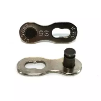 Замок цепи КМС, для 9 скоростных, комплект 2 шт, silver, CL566R