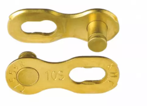 Замок цепи Sigma велосипедный ELVEDES, подходит для всех 10 скоростных цепей, 2шт, Цвет: золотой, SCL-19 Ti-Gold