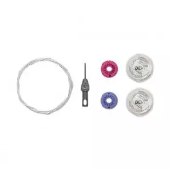 Замок для обуви Fizik BOA® IP1 Dial прав.+левый, белый, 1200259