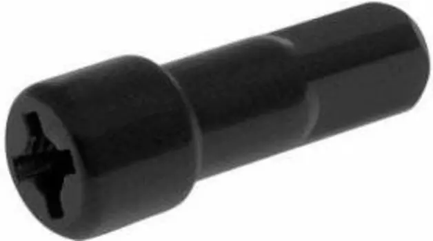 Ниппель велосипедный для колес Shimano Dura Ace/ RS10, 17mm (1 шт.), алюминиевый, черный, Y012Z4075
