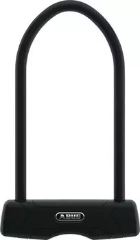 Замок-скоба велосипедный ABUS Granit 460/150HB, 14мм, ключ, 300х109мм+US с кронштейном, черный, 05-0011255