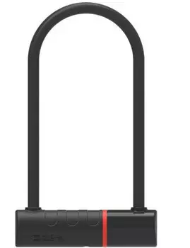 Замок U-образный K-TRAZ U17 Cable, на ключе, черный