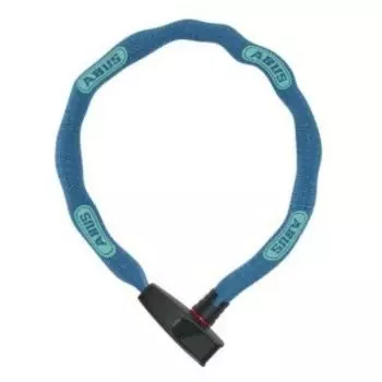 Замок вело ABUS, цепь на ключе 6806K/85см AQUA CATENA 6мм, класс защиты 6/15 голубой, 05-0090282