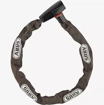 Замок вело ABUS, цепь на ключе 6806K/85см BROWN CATENA 6мм, класс защиты 6/15 коричневый, 05-0090283