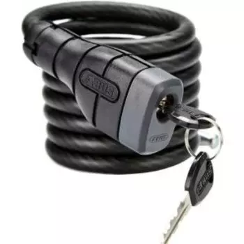Замок вело Abus на ключе Steel-O-flex 5510C/180см BK SCLL Numero класс защиты 3/15 с крепленим, черный ABUS, 05-008616
