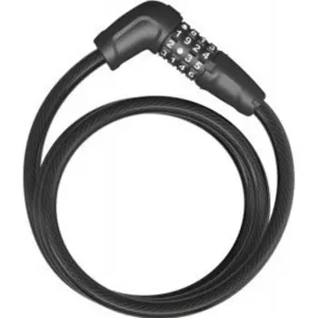 Замок вело ABUS трос кодовый 4х разр Steel-O-flex 6412C/120см BK SR Tresor класс защиты 3/15 черный, 05-0063528