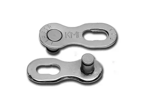 Замок велосипедной цепи KMC CL559R, для 10 скоростей, серебристый, KMCCL559R10