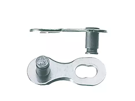 Замок велосипедной цепи SUNRACE CNQX1.010U.S00.HW CNQX1, для односкоростной цепи, серебристый, 06-201409