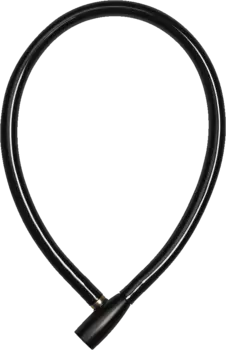Замок велосипедный ABUS 3406K/55, трос 55 см, на ключ, черный, 407826_ABUS