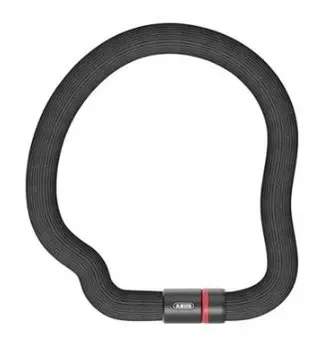 Замок велосипедный ABUS 6206K/110 BK Goose Lock, цепь, в чехле, ключ, 1120гр, черный, 05-0095547