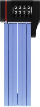 Замок велосипедный ABUS Bordo uGrip 5700C/80 см, складной, кодовый 4-х разрядный, с кронштейном, голубой, 05-0087792