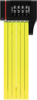 Замок велосипедный ABUS Bordo uGrip 5700C/80 см, складной, кодовый 4-х разрядный, с кронштейном, лаймовый, 05-0087793