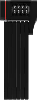 Замок велосипедный ABUS Bordo uGrip 5700C/80 см, складной, кодовый 4-х разрядный, с кронштейном, черный, 05-0087791