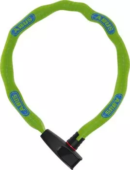 Велосипедный замок ABUS Catena 6806K цепь, на ключ, 750 х 6, Neon green, 825149_ABUS