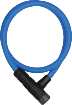 Замок велосипедный ABUS Primo 5412K/85 см, трос, 12 мм, на ключ, класс защиты 3/15, 320 гр, голубой, 05-0016511