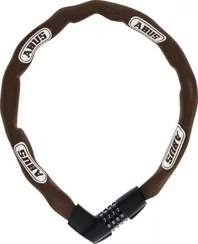 Замок велосипедный ABUS Tresor 1385/85 см, цепь 7 мм, код 4-х разрядный, 1050 гр, коричневый, 05-0048569