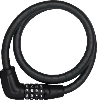 Замок велосипедный ABUS Tresorflex 6615C/120 см, трос, 15 мм, кодовый, класс защиты 5/15, 720 гр, черный, 05-0013780