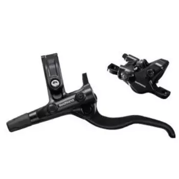 Велосипедный тормоз SHIMANO, гидравлический, дисковый, передний, BL-M4100+BR-MT4100, с ручкой