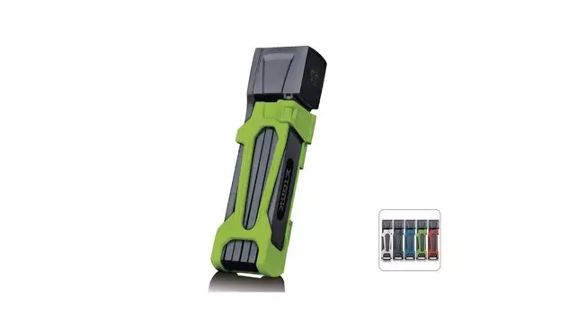 Замок велосипедный ETOOK складной, с ключами, 750мм, толщина пластины 4мм, уровень защиты 4, красный, ET480(red)-ED3075