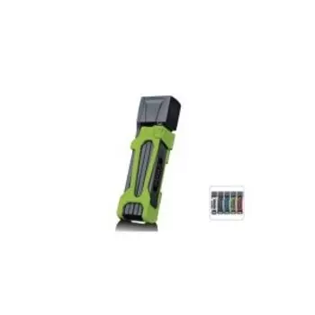 Замок велосипедный ETOOK складной, с ключами, 750мм, толщина пластины 4мм, уровень защиты 4, красный, ET480(red)-ED3075