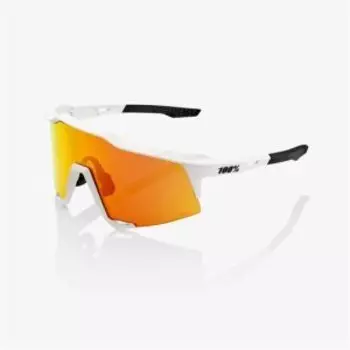 Очки велосипедные 100% Speedcraft Soft Tact,спортивные, Off White / HIPER Red Multilayer Mirror Lens, 61001-412-02