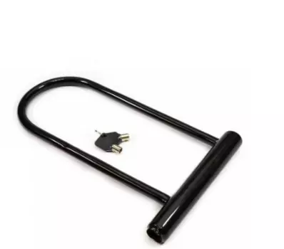 Замок велосипедный JOY KIE, противоугонный, скоба, 18х32мм, 2 ключа,черный, JK104.205 18х32 U-Lock,