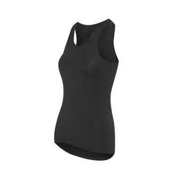 Веломайка Café Du Cycliste Marcelle Base Layer, женская, без рукавов, чёрный