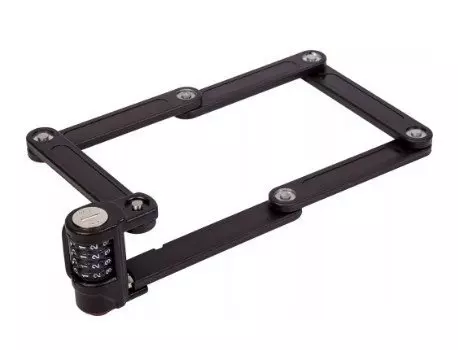 Замок велосипедный STG GK107.102, каркасный-складной, кодовый, крепеж на раму+крепление к флягодержателю, Х87816