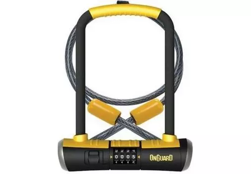 Велосипедный замок Onguard BULLDOG COMBO DT, U-образный, на ключ, 115 x 230мм, 8012C