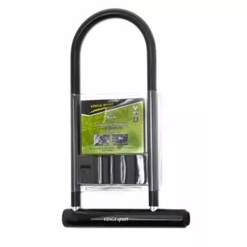 Замок велосипедный Vinca Sport, скоба с держателем 132*195 мм, VS 8116