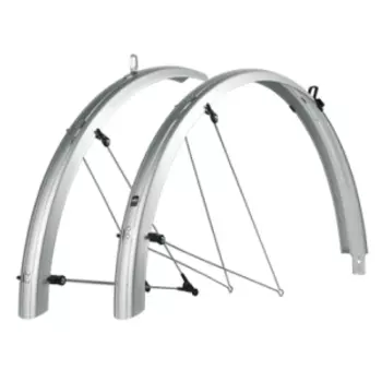 Крылья велосипедные SKS BLUEMELS SHINY 28" 53, silver, 10111