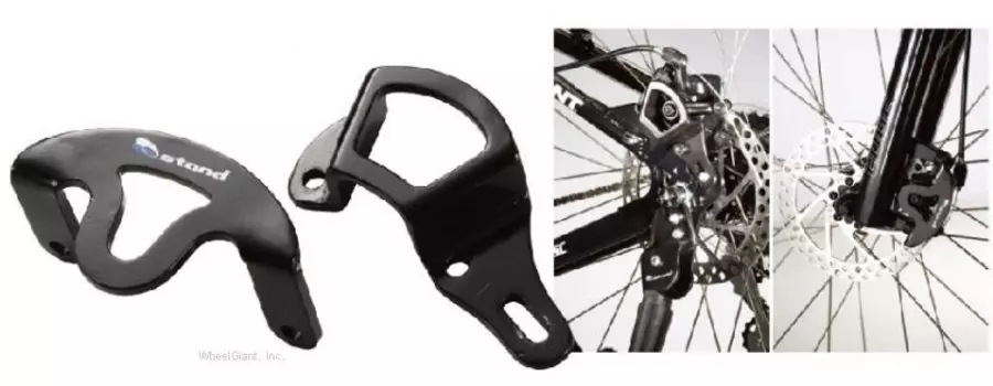 Защита калипера OSTAND тормоза передний+задний CD-901 алюминий, черная, 6-901