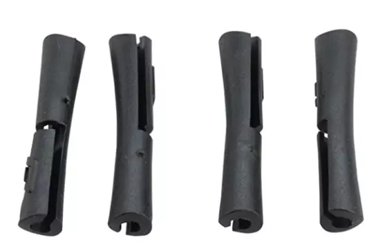 Защита от царапин велосипедная Jagwire 5G Tube Tops, 4 штуки, Black, CHA057