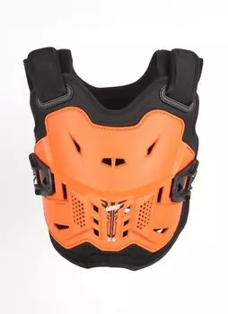 Защита панцирь детский Leatt Chest Protector 2.5 Kids, оранжево-черный 2018 (Размер: 110-134)