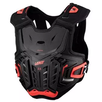 Защита панцирь подростковый Leatt Chest Protector 2.5 Junior, Black/Red, 2024, 5022151391 (Размер: L/XL, Цвет: Black/Red)