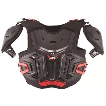 Защита панцирь подростковый Leatt Chest Protector 4.5 Junior, Black/Red, 2024, 5017120121 (Размер: L/XL, Цвет: Black/Red)