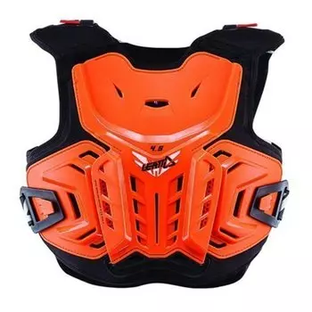 Защита панцирь подростковый Leatt Chest Protector 4.5 Junior, Orange/White, 2025, 5017120120 (Размер: L/XL, Цвет: Orange/White)