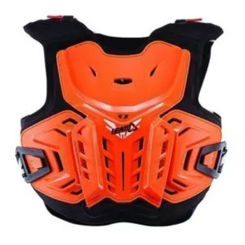 Защита панцирь подростковый Leatt Chest Protector 4.5 Junior, Orange/White, 2025, 5017120120