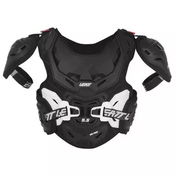 Защита панцирь подростковый Leatt Chest Protector 5.5 Pro HD Junior, Black/White, размер OS, 2024, 5014210131