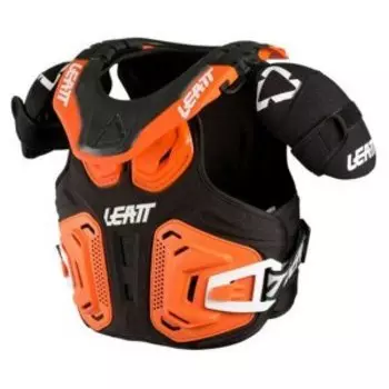 Защита панцирь+ шея подростковый Leatt Fusion Vest Junior 2.0, Orange, 2024, 1018010023