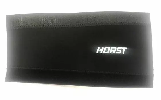 Защита пера велосипедная HORST, полиэстер/неопрен, на липучке, 250х130х11 мм, черный, 00-555625